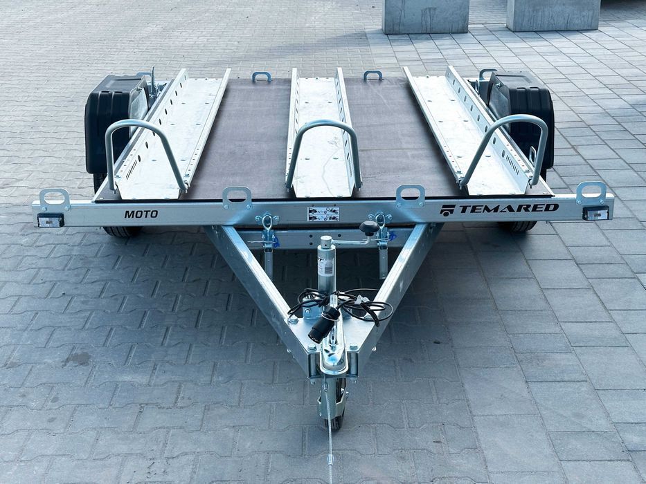 TEMARED MOTO 3 przyczepa motocyklowa przyczepka pod motocykl 1 / 2 / 3