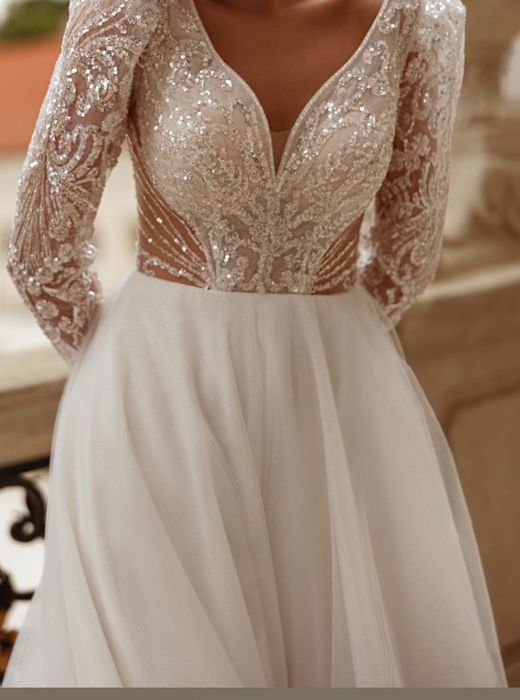 Suknia Ślubna zdobiona kolekcja 2025