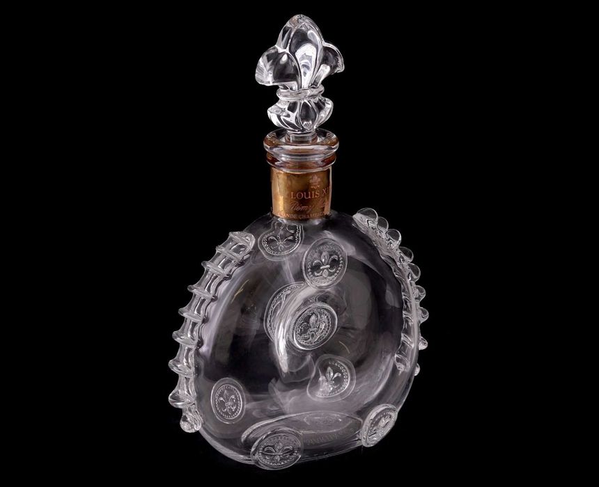 Garrafa em cristal e vidro