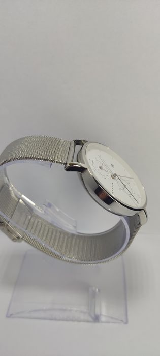 *29*Kapten & Son Zegarek analogowy 'Chrono Small Silver Mesh'