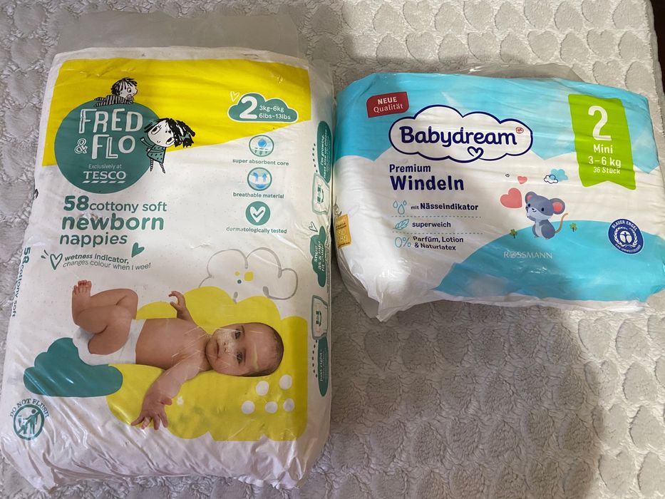 Дитячі підгузки 2 розміру