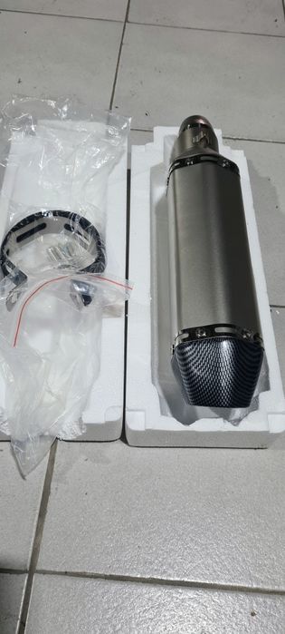 Ponteira Escape Universal 51mm NOVA (Estilo Carbono