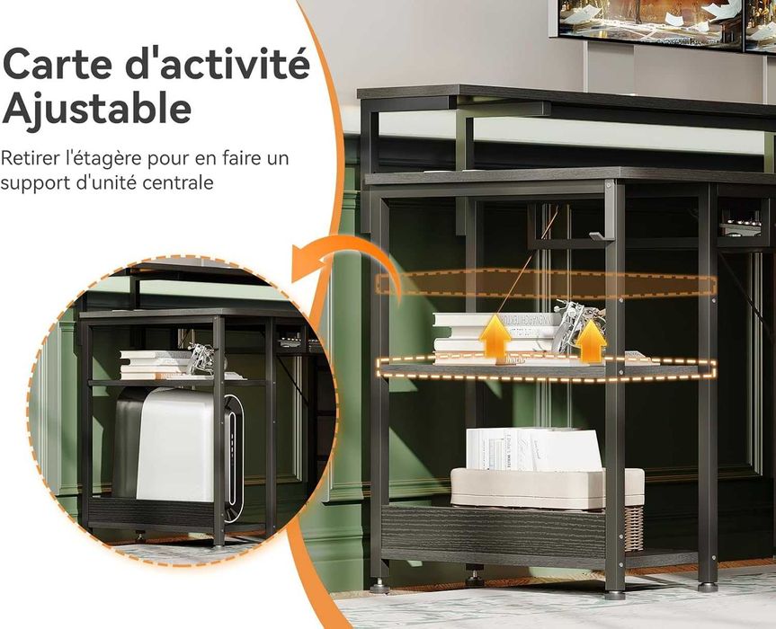 Nowe biurko komputerowe / blat 140x52/ stanowisko PC / stół ODK !K605!