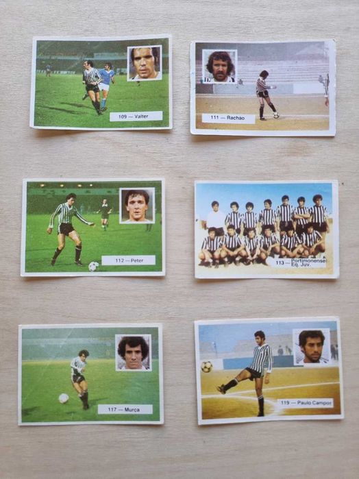 Cromos da equipa de futebol do Portimonense