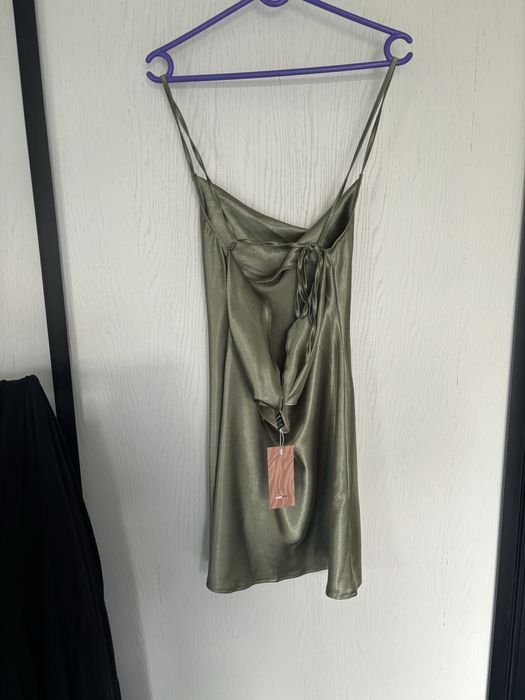 Khaki letnia sukienka z metka nowa shein