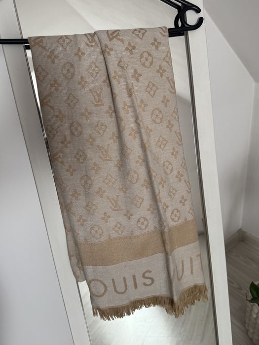 Chusta szalik LV hit beżowy louis