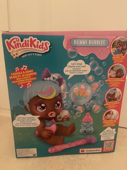 Kindi Kids Bonni Кукла пускает мыльные пузыри,музыкальная