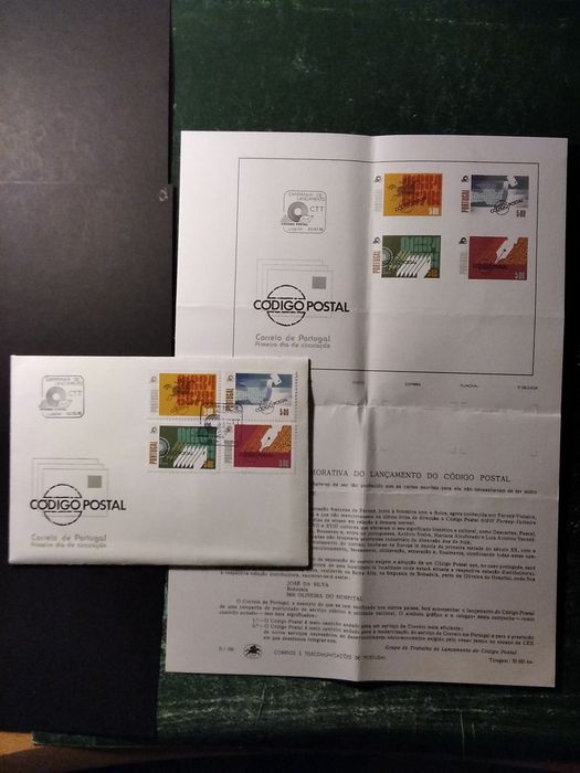 1978 FDC Lançamento Do Código Postal MNH **