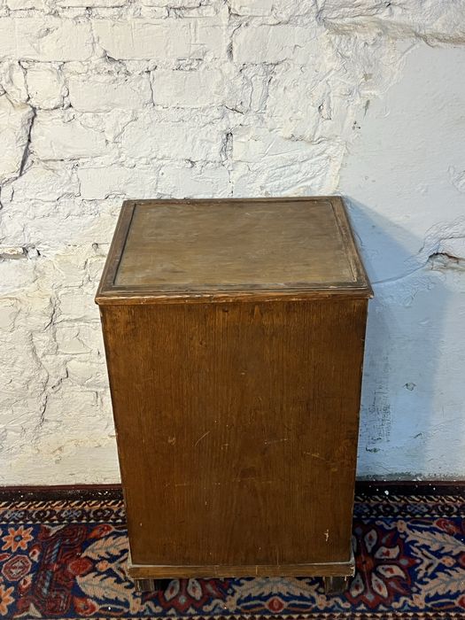 Rzezbiona szafeczka nocna art deco vintage retro prl