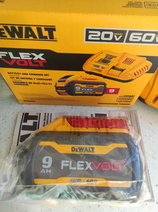 Аккумуляторная батарея DeWalt DCB609 (DCB547) 9.0Ah 20V/60V Flexvolt