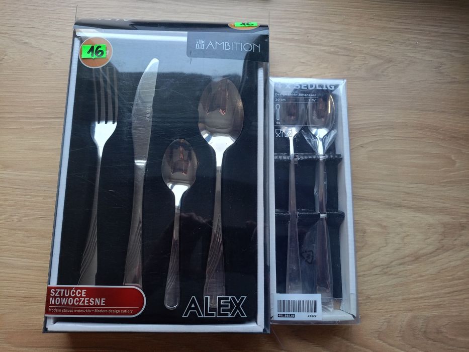 Komplet sztućców Ambition 4 osoby + łyżeczki do kawy latte