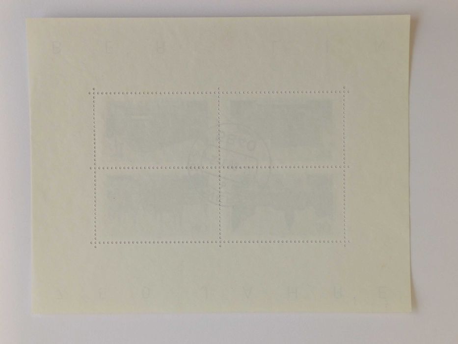 Filatelia - Alemanha Berlim – Bloco 750 anos Berlim – 1987