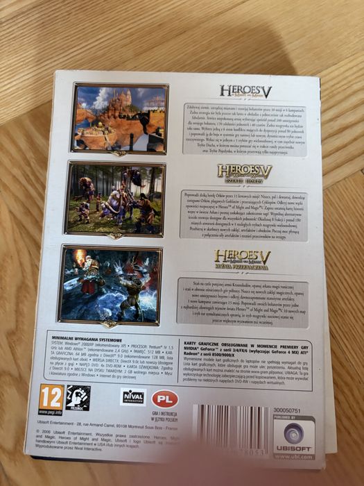 Heroes V exclusive gra PC z dodatkam