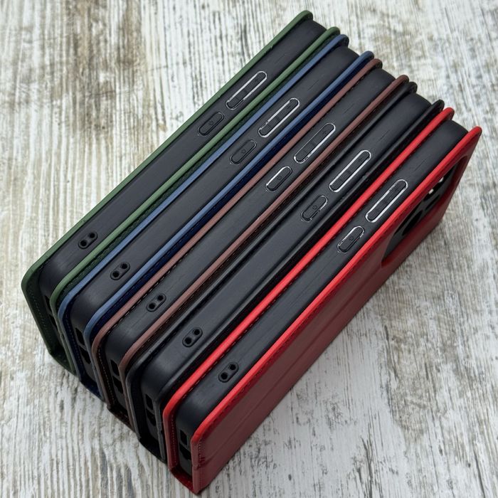 Чехол книжка Leather Book на Xiaomi Redmi Note 14 4G. Прошитый. Чохол