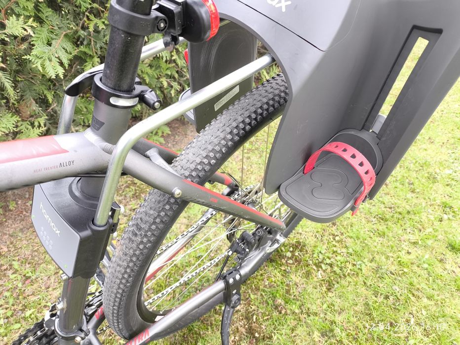 Fotelik rowerowy Hamax Buddy czerwony