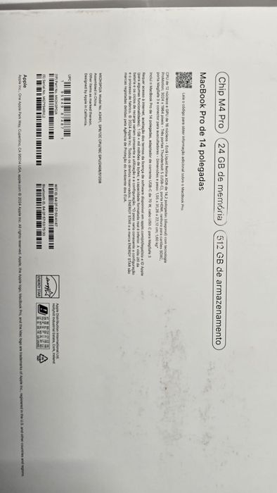 Macbook Pro 14.2 M4 Pro 512GB 24GB RAM