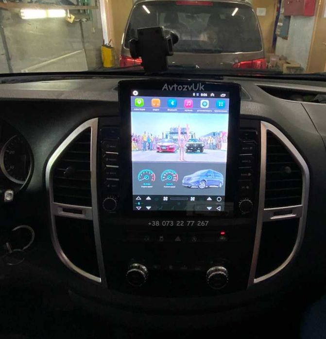 Магнітола VITO Mercedes Benz VIANO W447 Metris Віто CarPlay Андроїд 16
