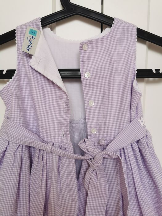 Sukienka lawendowa 110cm stokrotki na sesję Tk maxx