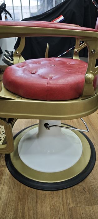 Cadeira Barbeiro Bandido Vermelho
