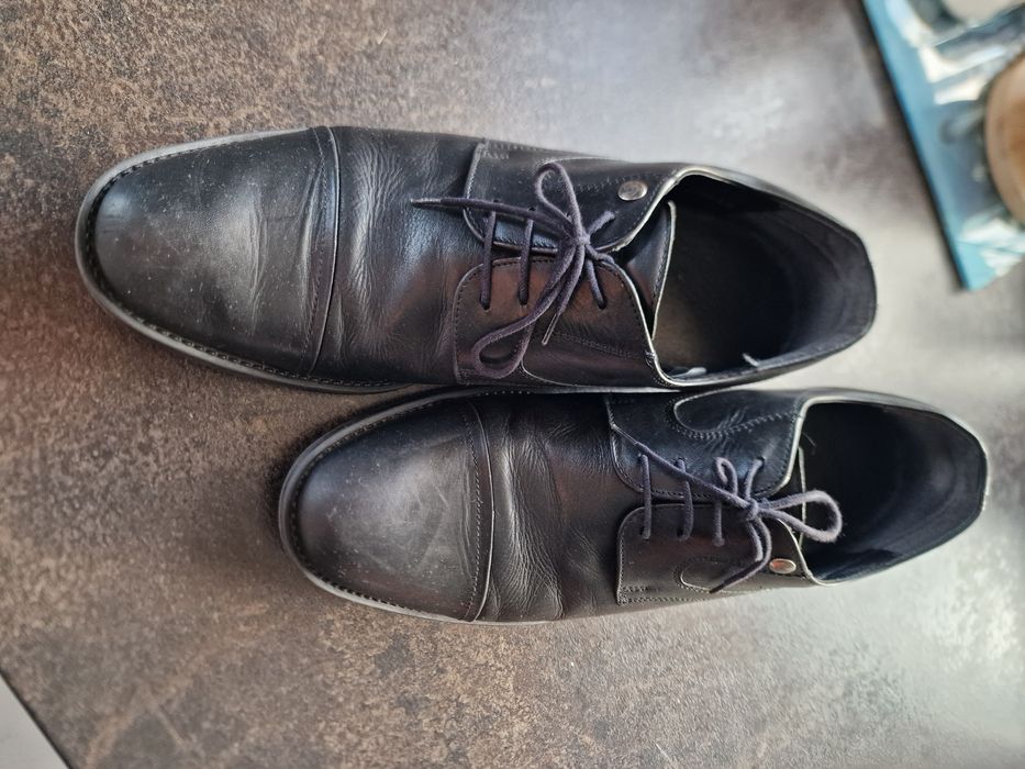 Buty SKÓRA NATURALNA podwyższające włoskie