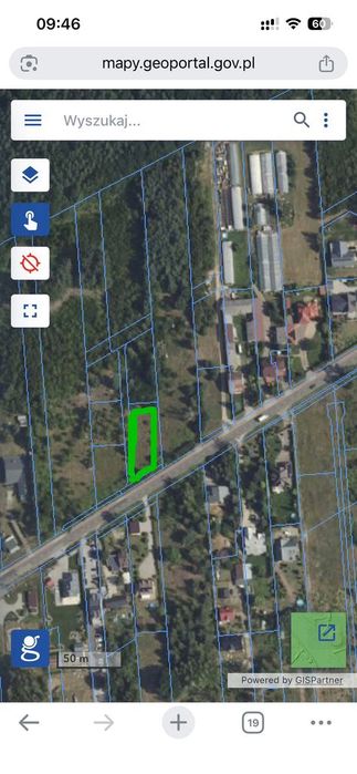 Działka budowlana 1160 m² z dostępem do mediów