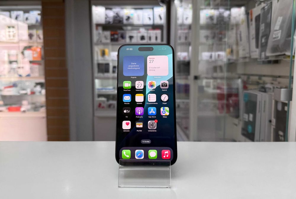 SKLEP ŚWIDNICKA• iPhone 15 Pro Max 256GB • BAT 89/87% • Gw 1 rok •