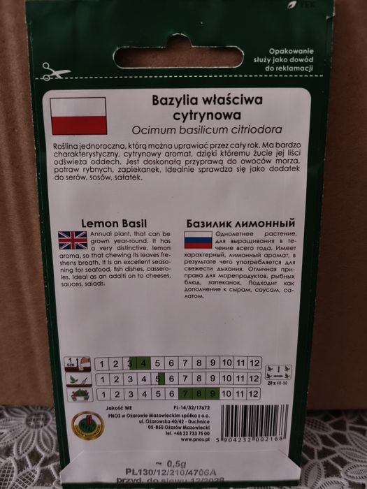 Bazylia cytrynowa