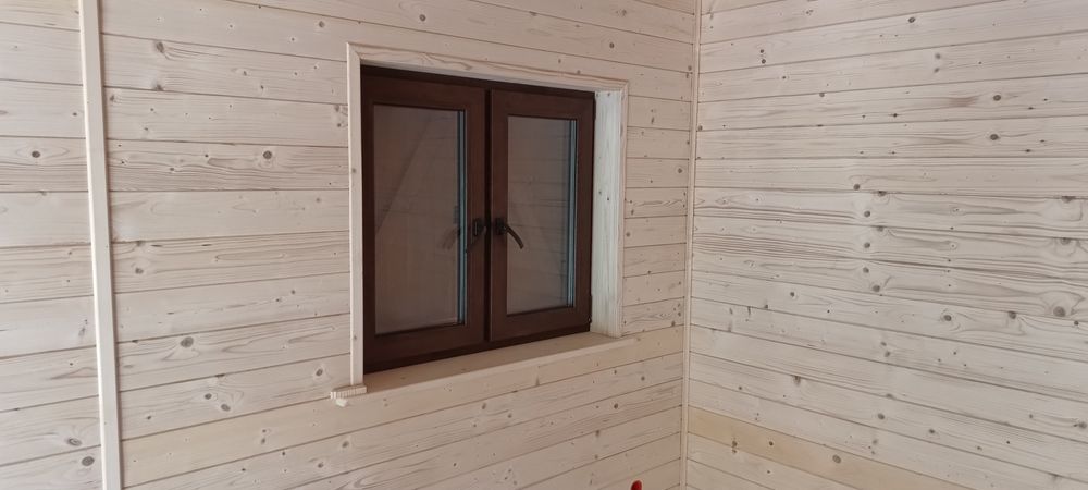 Półbal 2,8x19cm Bal duzy Deska elewacyjna Imitacja bala Boazeria