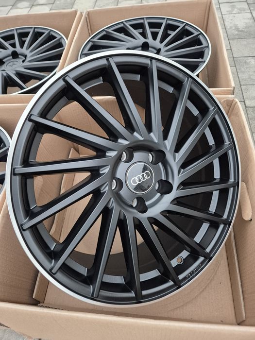 Felgi 18" 5x112 Audi BMW VW Seat Skoda Mercedes Nowe Czarne TPMS | #KT17