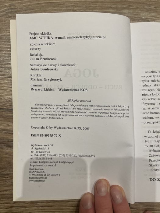 Ksiazka Joga Ruch-oddech-relaks