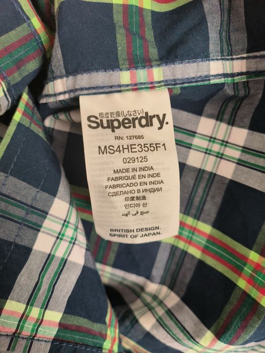 Nowa męska koszula Superdry Regular Fit  M