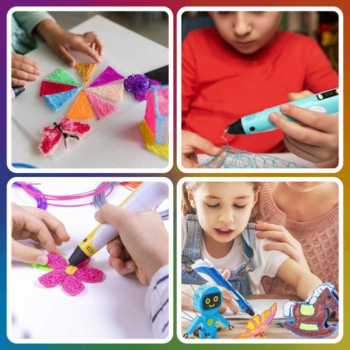 Wkłady Do Długopisu 3D Pla Filament 100 metrów 20 Kolorów