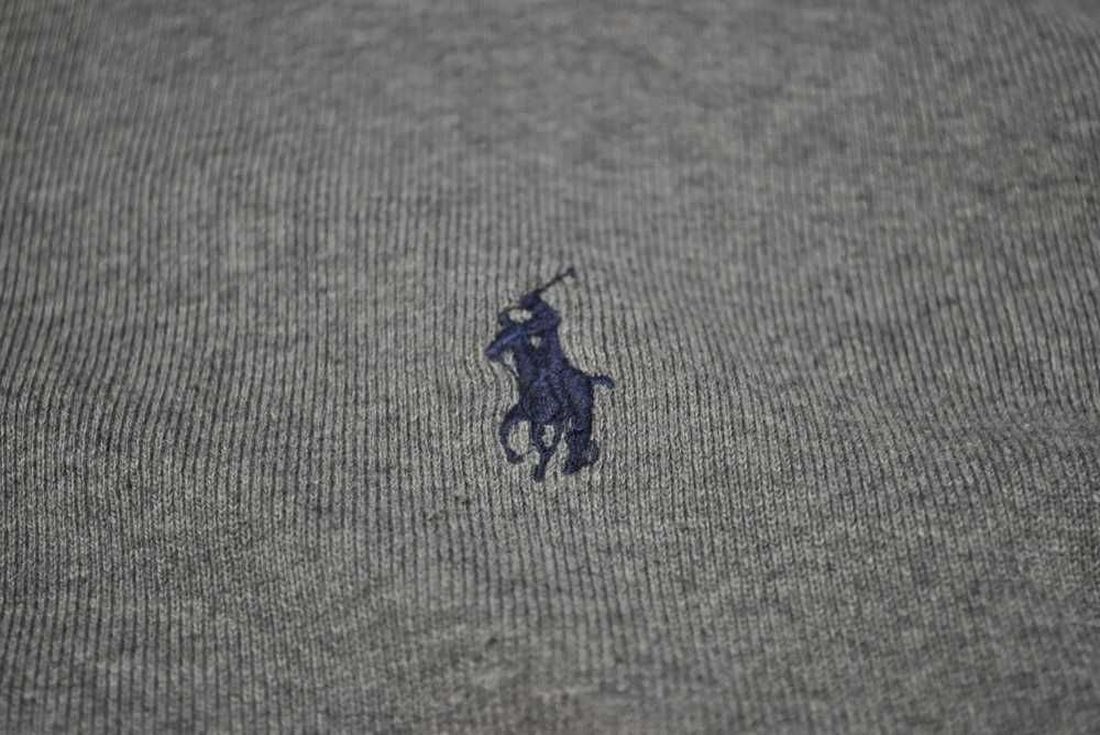 RALPH LAUREN XL Tall męski cienki sweter w serek i7v