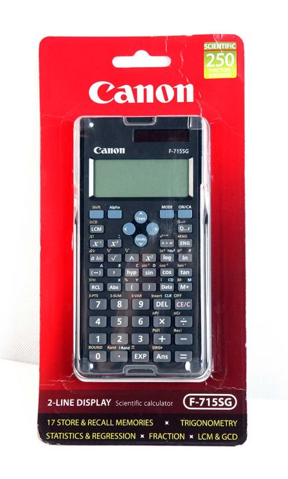 Máquina Calculadora Científica Canon F-715SG nova na caixa
