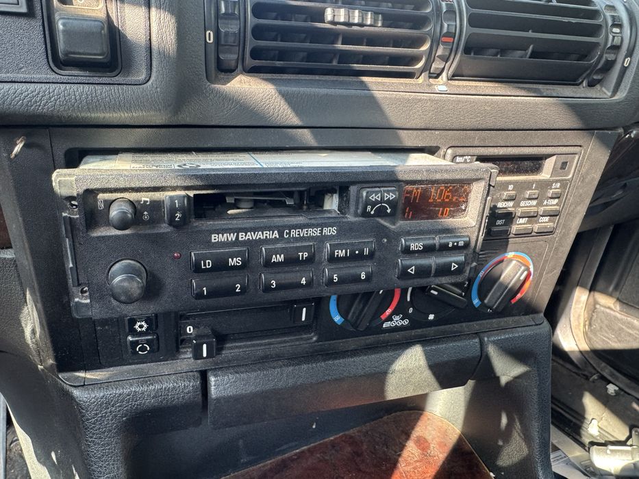Radio bmw e34 bavaria c e36 reverse rds rarytas e32