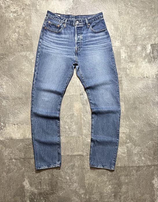 Джинси levi's 501 premium левайс оригінал blue denim jeans левайс w30