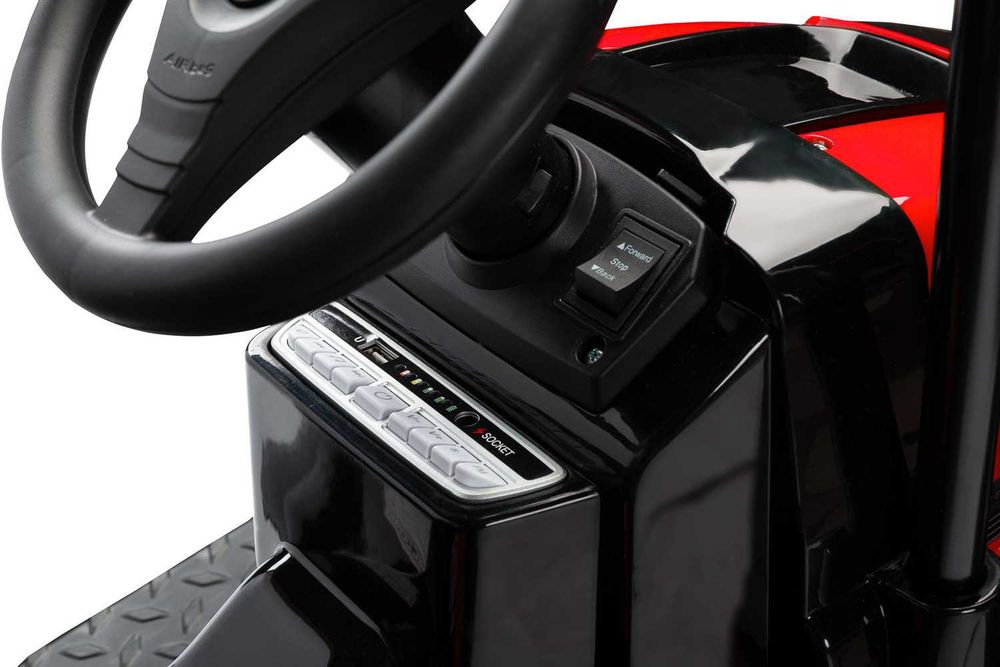 Duży TRAKTOR HECTOR Auto na akumulator Pilot Pojazd samochód koła EVA