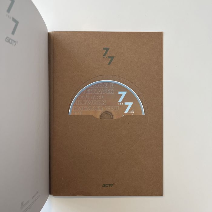 K-pop album GOT7 7 for 7 Golden Hour ver.