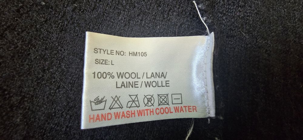 100% wełna czarny żakiet