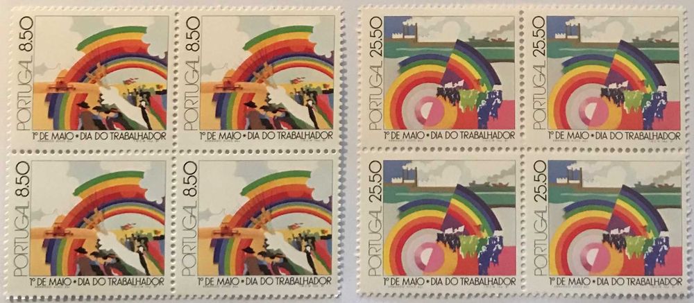 Complete set of 2 stamp sheets, unused – 1 May – 1981