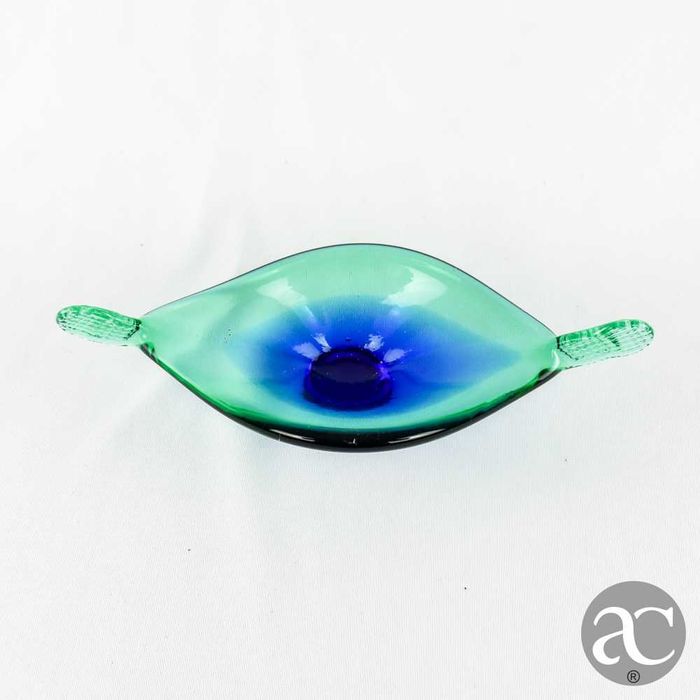 Taça e rebuçados em vidro de Murano