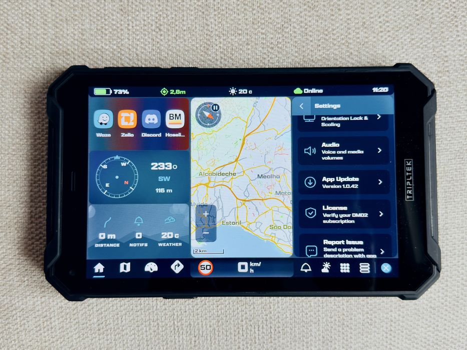 GPS DMD 2 Moto Tripltek 9 Pro Tablet