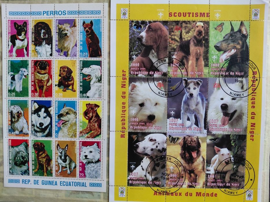 Марки поштові.Фауна. 31 серія, 204 марки.