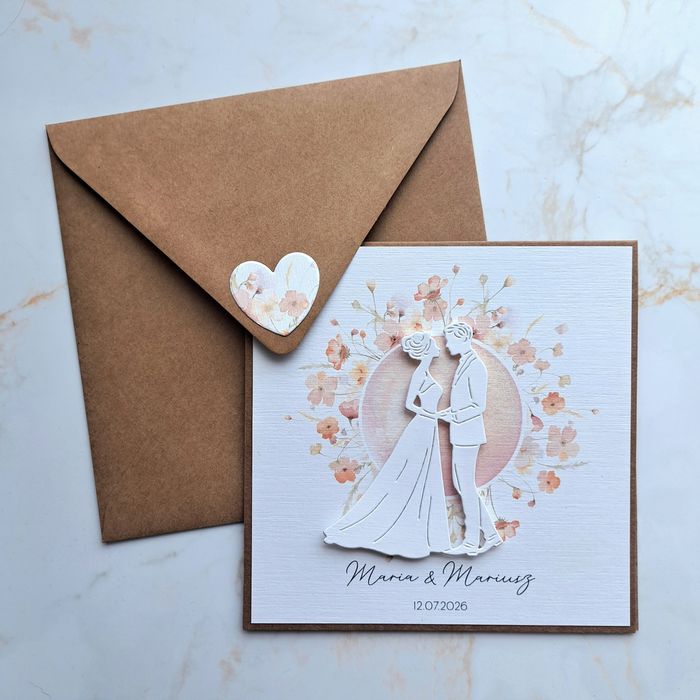 Personalizowana kartka ślubna