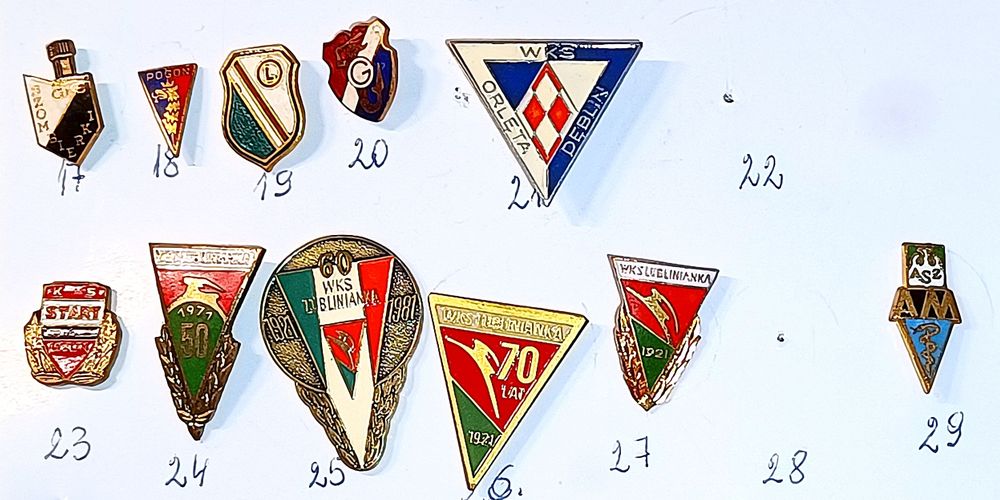 Przypinki i odznaki polskich klubów sportowych