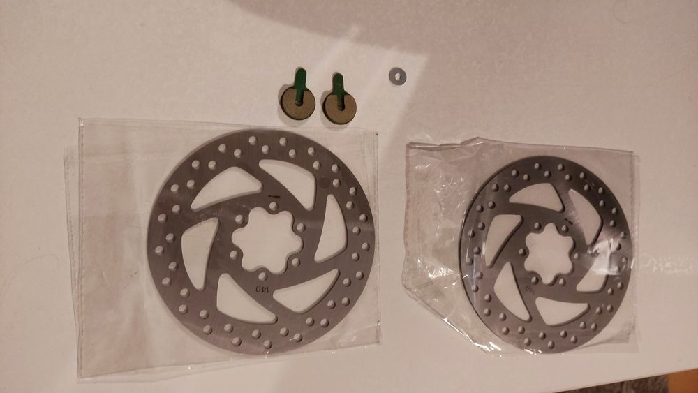 Calços + Discos (Travões) para Kukirin G2 Max