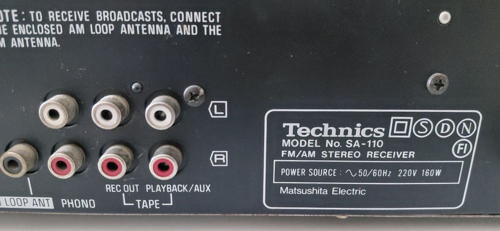 Technics SA 110 amplituner