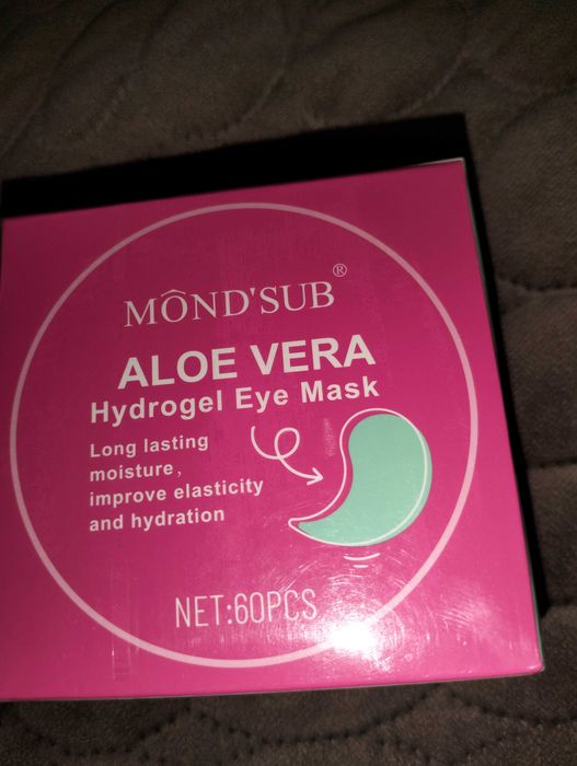 Патчі під очі Mond'Sub з алое вера гідрогелеві, 60шт