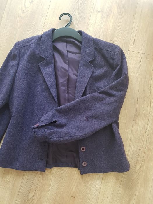 Marynarka żakiet wełniany 38