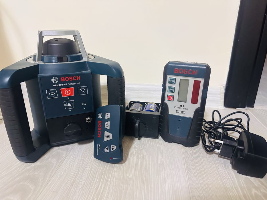 Ротаційний лазерний нівелір Bosch GRL300HV, не Hilti, Topcon, Trimble, Nivel System